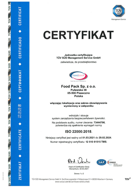 Certyfikaty i deklaracje